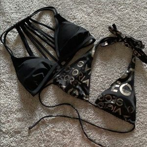 Bundle of two bikini tops